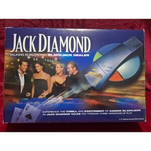 Jack Diamond Talking Electronic Blackjack Dealer Game – Parker Brothers MIB